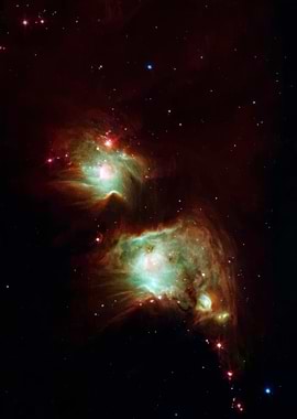 Cosmic Nebula with Stars