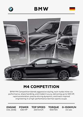 BMW M4 Competition Car