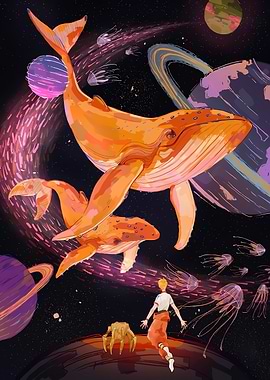 Whales and Jellyfish in Space