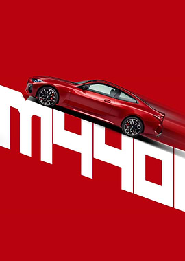 Red BMW M440i Coupe