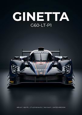 Ginetta G60-LT-P1 Race Car