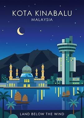 Kota Kinabalu Night Scene