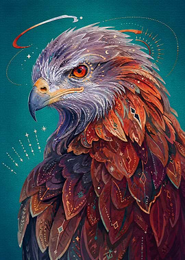 Celestial Eagle Portrait