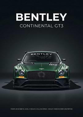 Bentley Continental GT3 Race Car