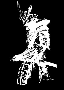 Samurai Warrior with Sword