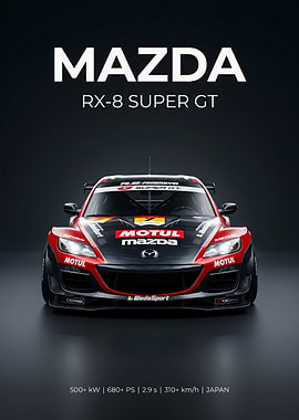 Mazda RX-8 Super GT Race Car