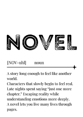 Novel Definition Art