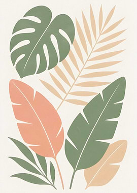 Abstract Tropical Leaves