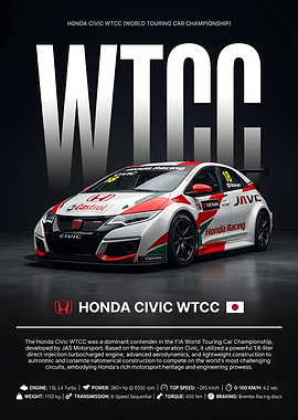 Honda Civic WTCC Race Car
