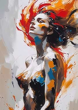 Abstract Portrait of a Woman
