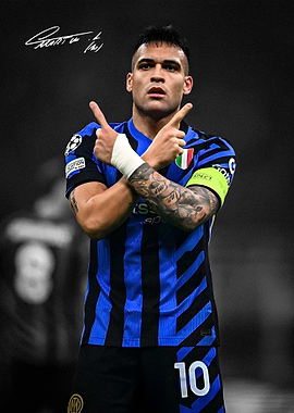 Lautaro Martinez Inter Milan Celebration