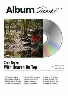 Zach Bryan Album Cover