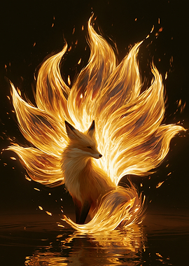Fiery Nine-Tailed Fox