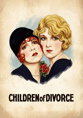 Children of Divorce Vintage Poster