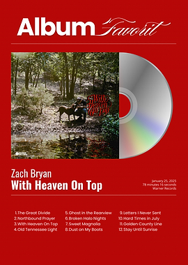 Zach Bryan Album Cover