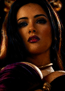Portrait of Salma Hayek