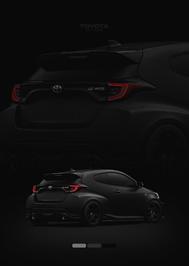 Black Toyota GR Yaris