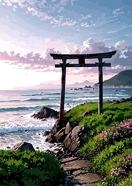Torii Gate by the Sea