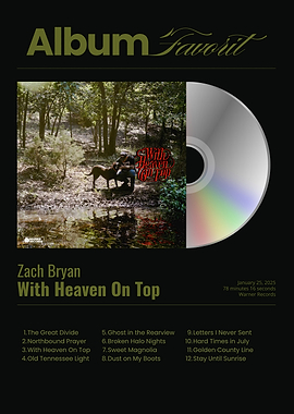 Zach Bryan Album Cover