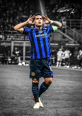 Lautaro Martinez Celebrating Goal
