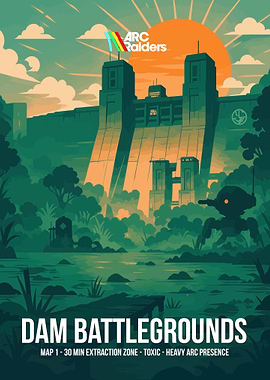 Arc Raiders Dam Battlegrounds Poster
