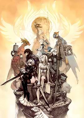 Nier: Automata Characters and Dragons