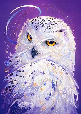 Enchanting Snowy Owl Portrait