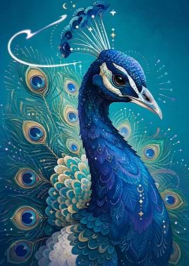 Majestic Peacock with Ornate Feathers