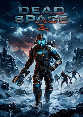 Dead Space 3 Video Game Cover