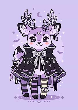 Gothic Vampire Deer