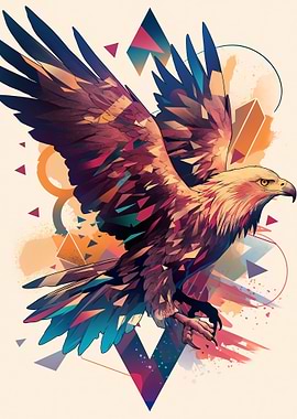 Geometric Eagle in Flight