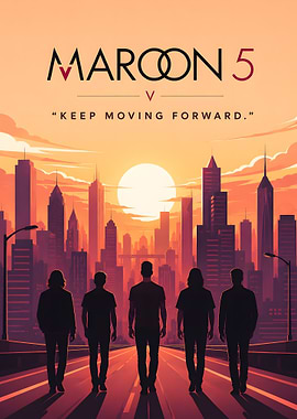 Maroon 5 'Keep Moving Forward' Album Art