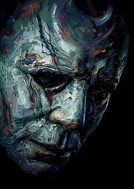 Michael Myers Mask Painting