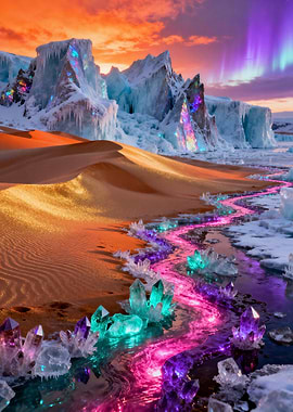 Fantasy Crystal Landscape