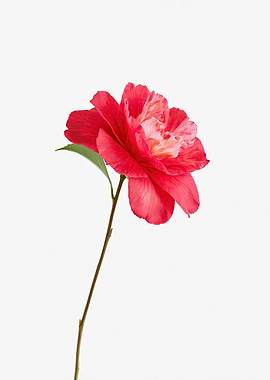 Pink and Red Camellia Flower