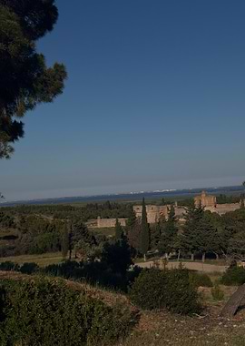 Ancient ruins by the sea