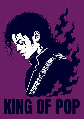 Michael Jackson King of Pop Portrait