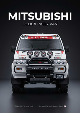 Mitsubishi Delica Rally Van
