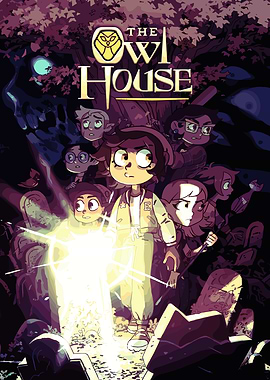 The Owl House Characters in a Dark Forest