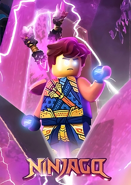 Lego Ninjago Character with Lightning Powers
