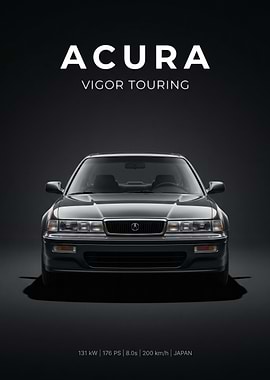 Acura Vigor Touring Car Poster