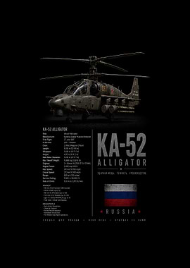 Ka-52 Alligator Helicopter