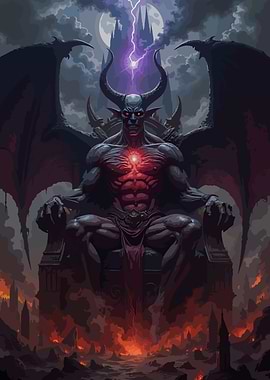 Demon King on Throne