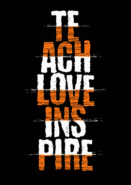 Text Art Inspirational Message