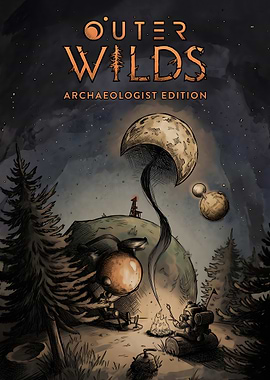 Outer Wilds Archaeologist Edition Cover Art