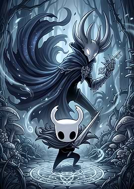 Hollow Knight Characters in Forest