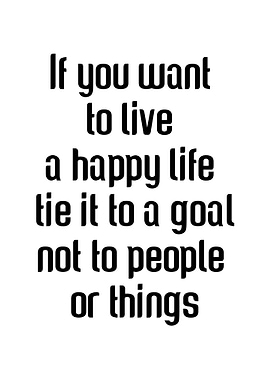 Inspirational quote about life goals