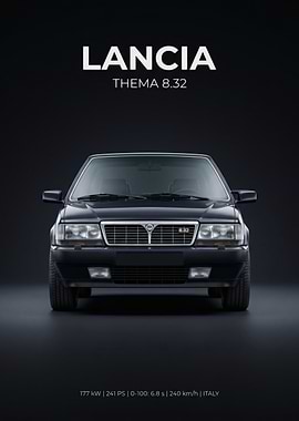 Lancia Thema 8.32 Front View
