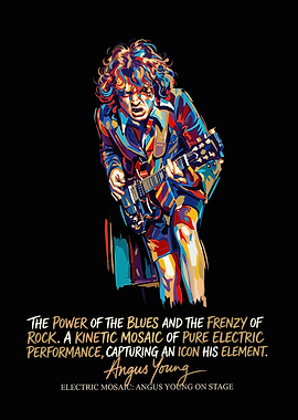 Angus Young Electric Mosaic