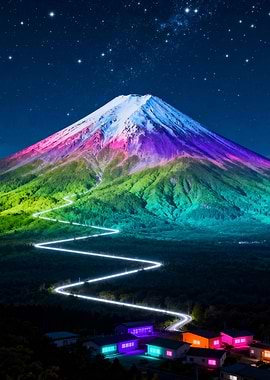 Dreamy Mount Fuji-san